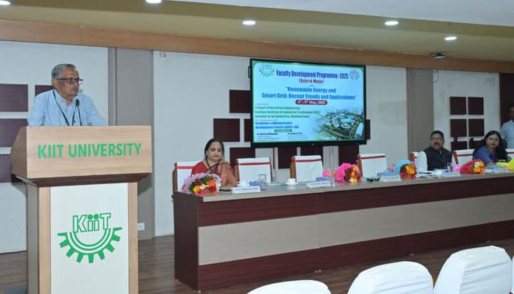 KIIT Hosts AIU-Sponsored Faculty Development Program on Renewable Energy and Smart Grid: Recent Trends and Applications