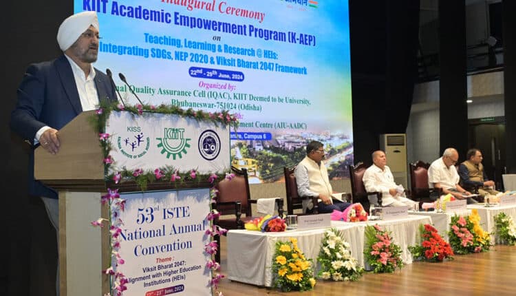 K-AEP (KIIT - Academic Empowerment Programme): Teaching, Learning & Research @HEIs: Integrating SDGs, NEP 2020 & Viksit Bharat 2047 Framework - photograph 2
