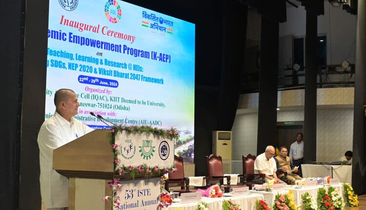 K-AEP (KIIT - Academic Empowerment Programme): Teaching, Learning & Research @HEIs: Integrating SDGs, NEP 2020 & Viksit Bharat 2047 Framework - photograph 4
