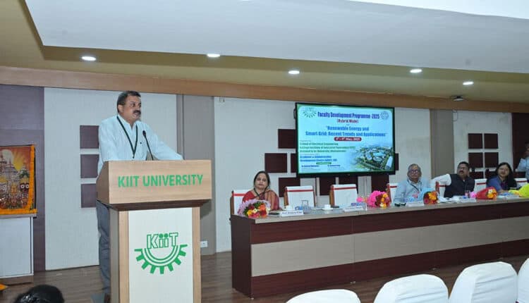 KIIT Hosts AIU-Sponsored Faculty Development Program on Renewable Energy and Smart Grid: Recent Trends and Applications - photograph 2